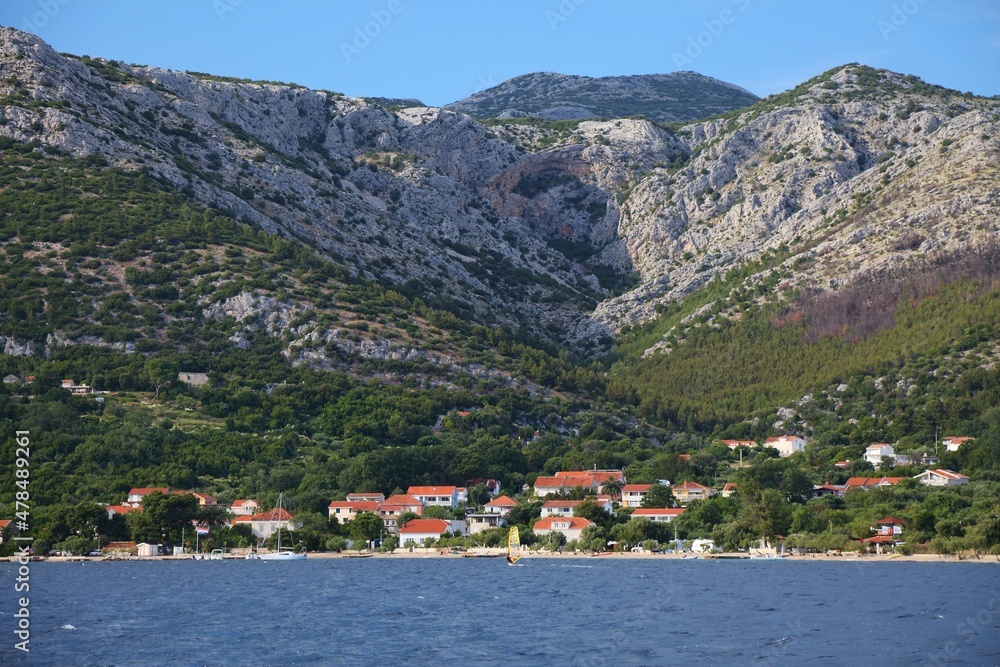 Peljesac peninsula from the sea