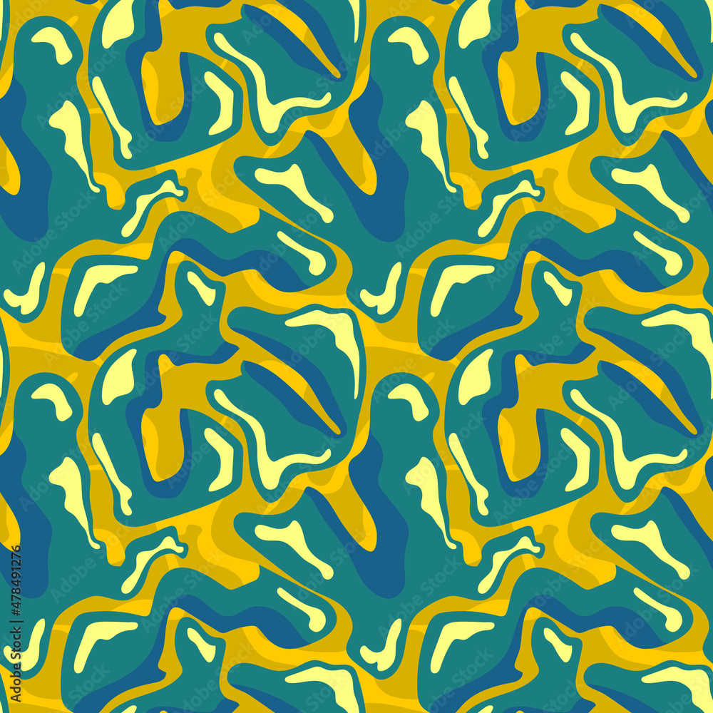 Simple seamless abstract wave pattern