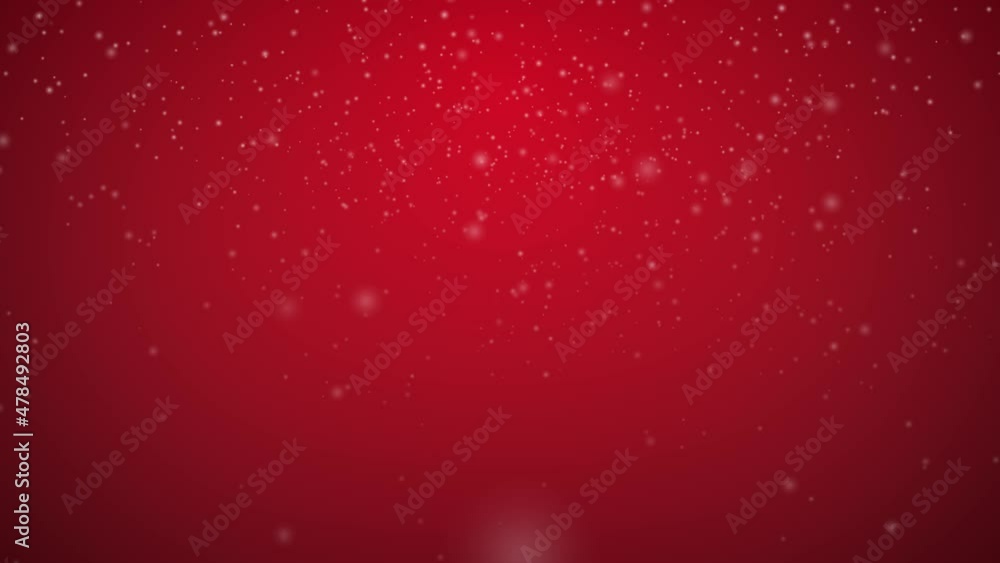 beautiful snowflakes animated on red background, Christmas snow mood beautiful snowflakes animated on red background, Christmas snow mood