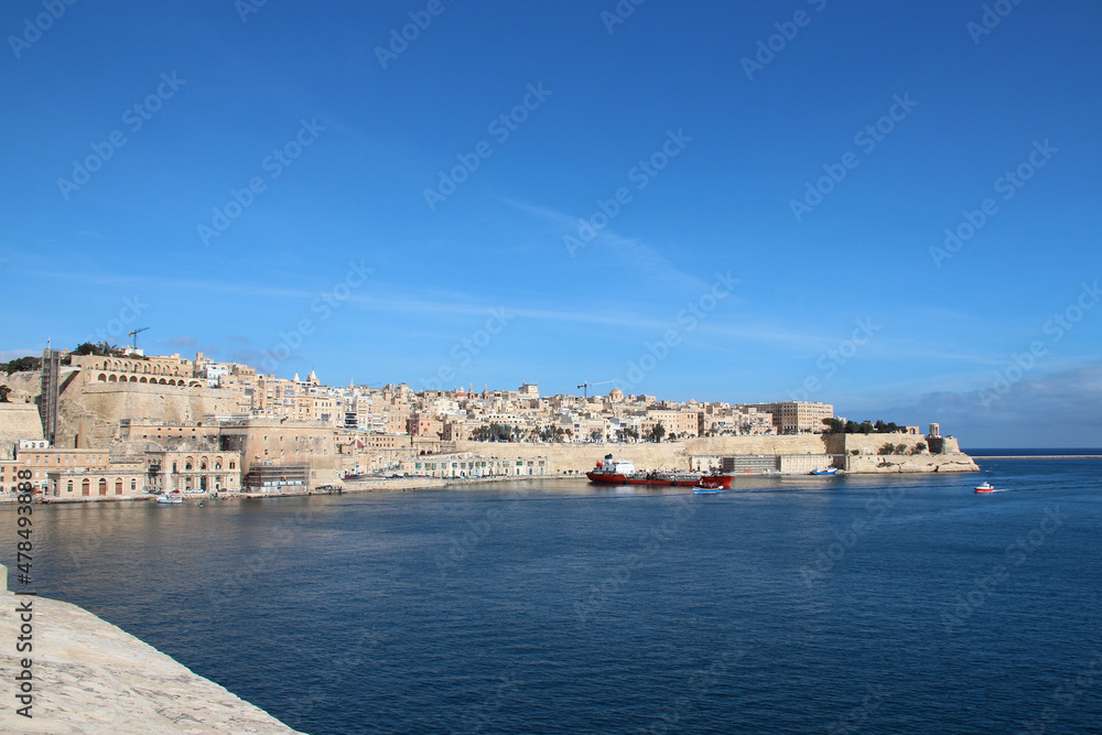 valletta and mediterranean littoral in malta 