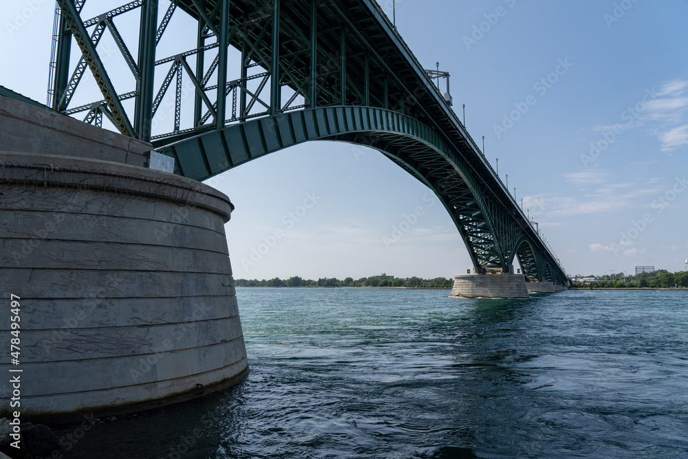 Peace Birdge Between Buffalo and Fort Erie