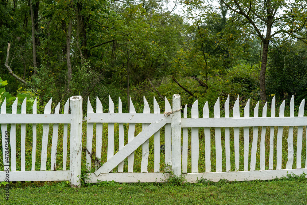 Historic White Picket Fence
