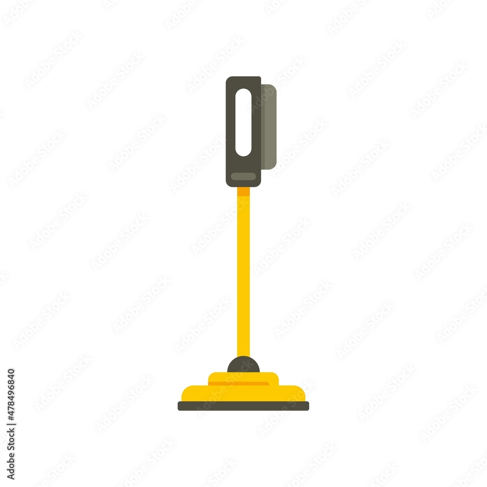 Home hand steam cleaner icon flat isolated vector