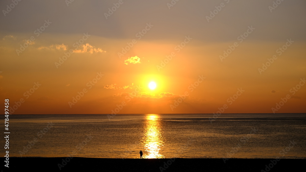 太陽のある景色 太陽のある景色