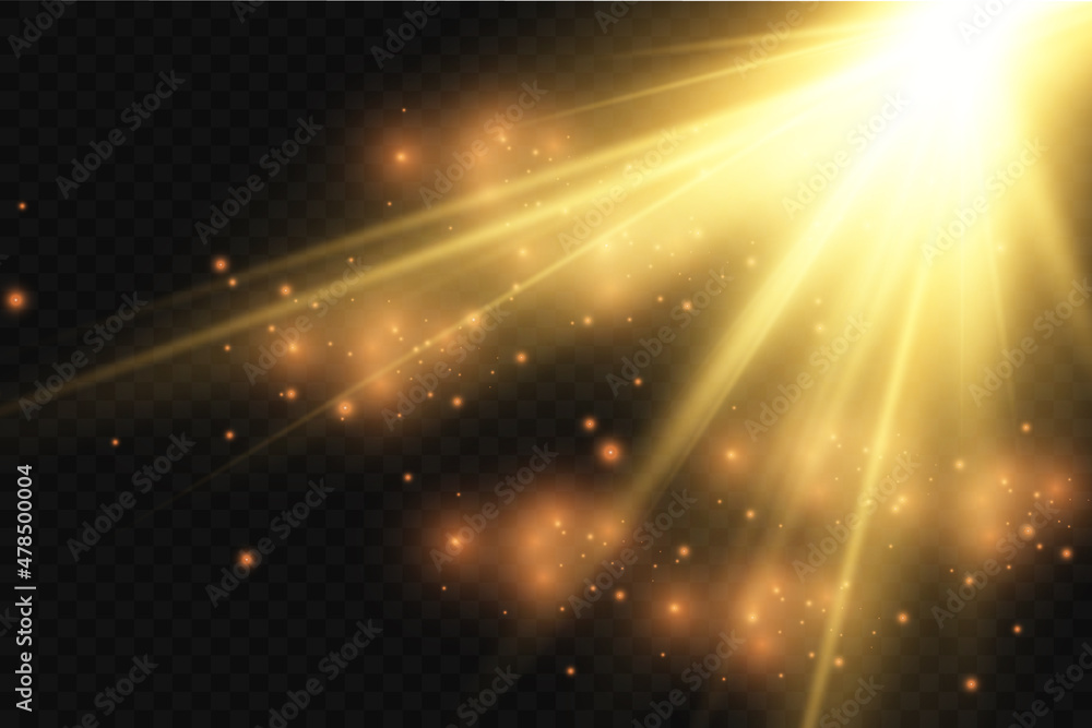 Vector transparent sunlight special lens flash light effect.front sun lens flash. Vector blur in the light of radiance. Element of decor. Horizontal stellar rays and searchlight. Vector transparent sunlight special lens flash light effect.front sun lens flash. Vector blur in the light of radiance. Element of decor. Horizontal stellar rays and searchlight.