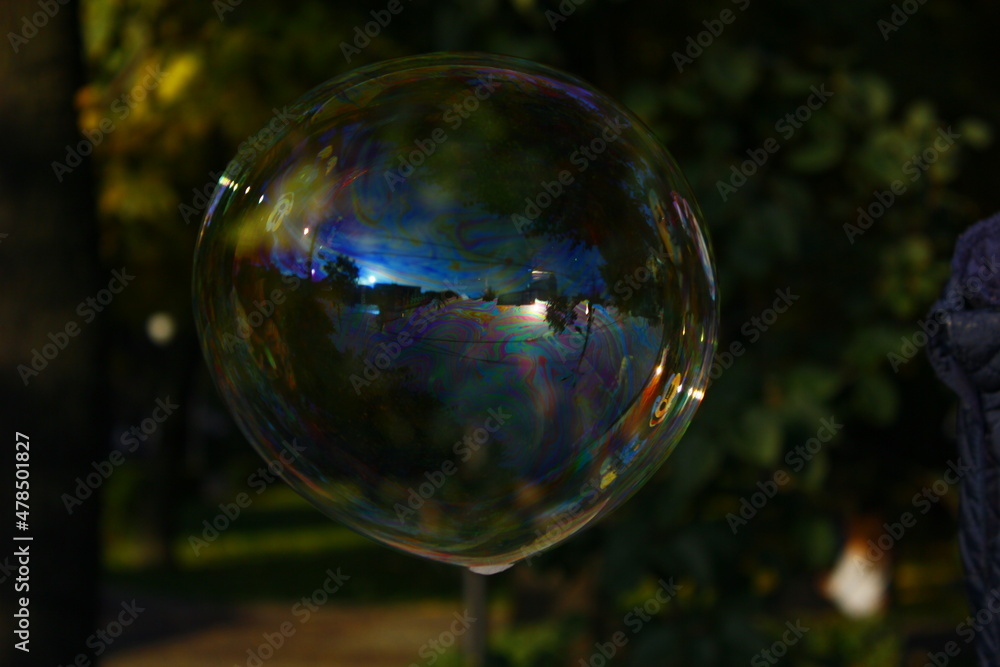 soap bubbles in the park soap bubbles in the park
