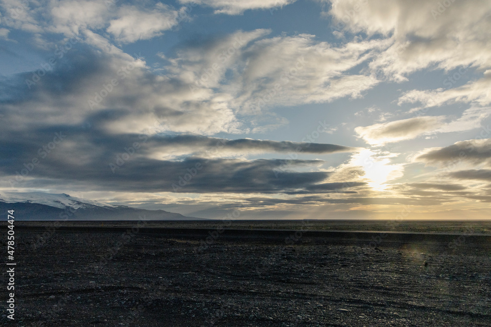 Obraz premium Mountains in Southern Iceland
