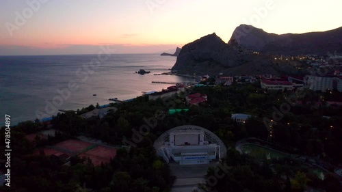 Crimea_Sudak - beach_sunset _02