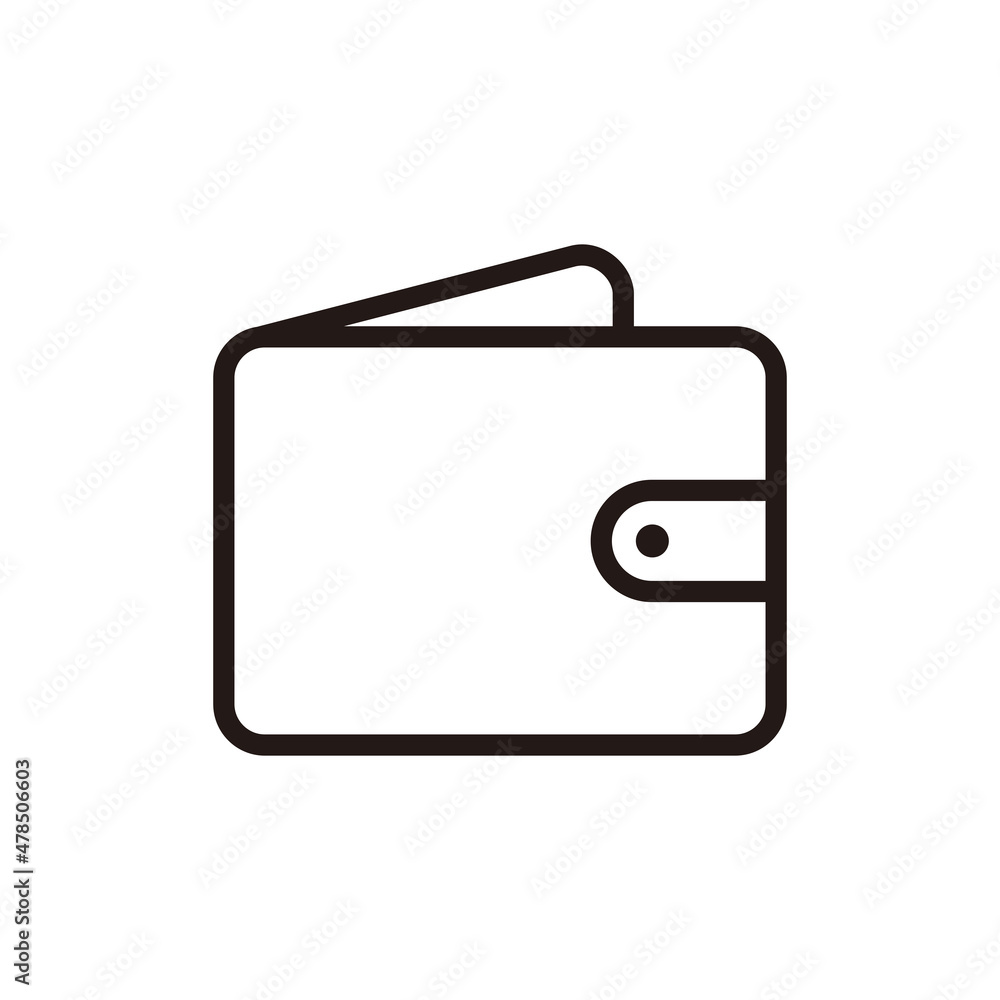 wallet icon vector symbol illustration wallet icon vector symbol illustration