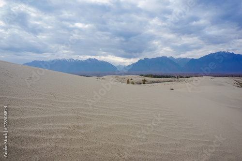 Beautiful landscape of the Chara desert