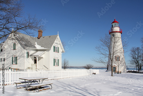 Marblehead Lighthouse in Marblehead, Ohio, United States, is the oldest lighthouse in continuous operation on the American side of the Great Lakes.