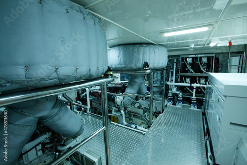 yacht's engine room