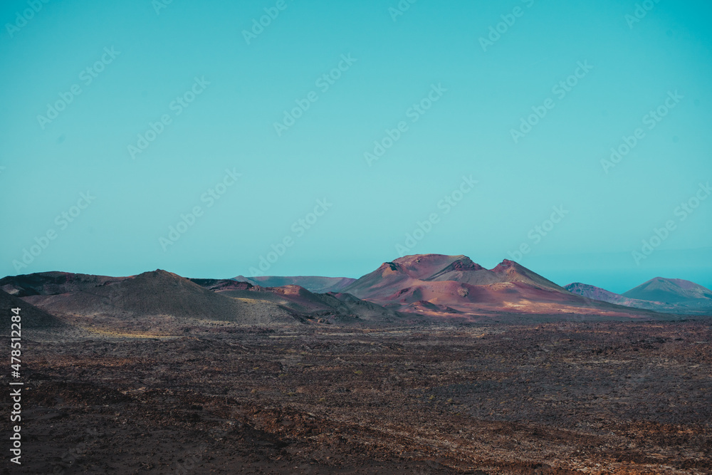 view of the volcano teide