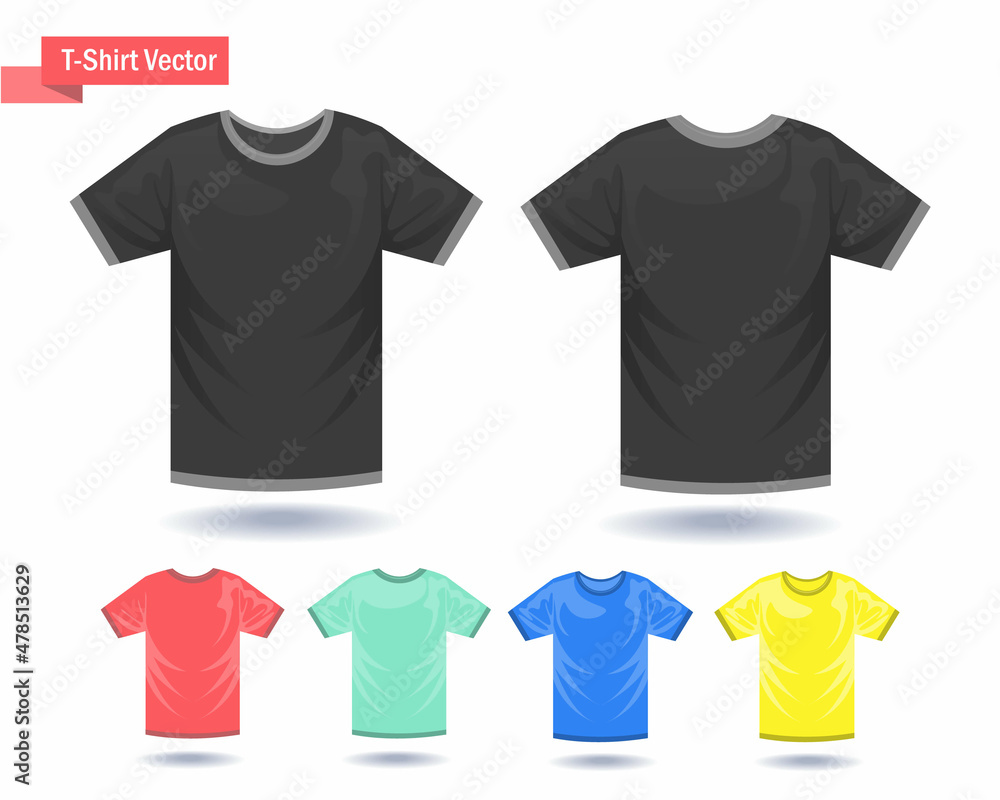 T-shirt vector mockup vector design T-shirt vector mockup vector design