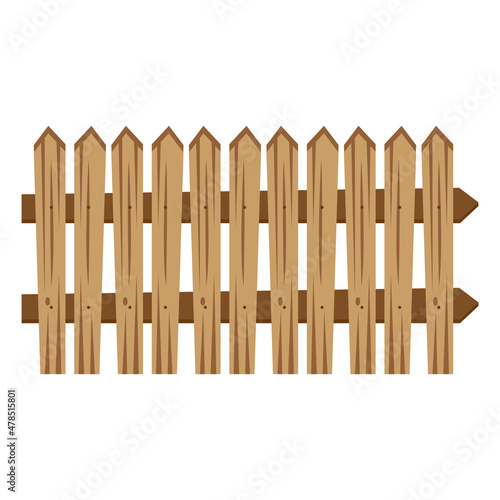 wooden fence barricade