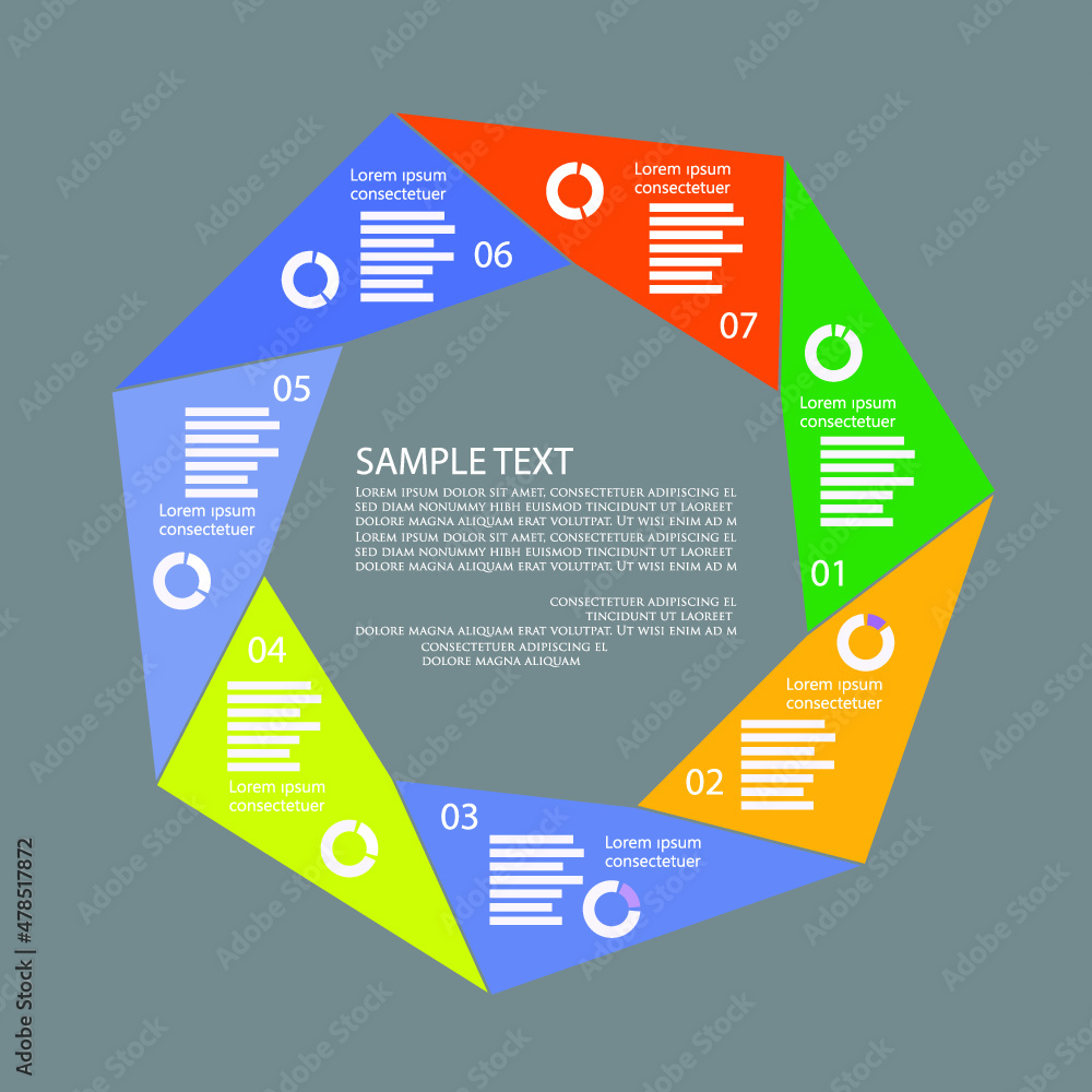 Minimal infographic template vector eps Minimal infographic template vector eps