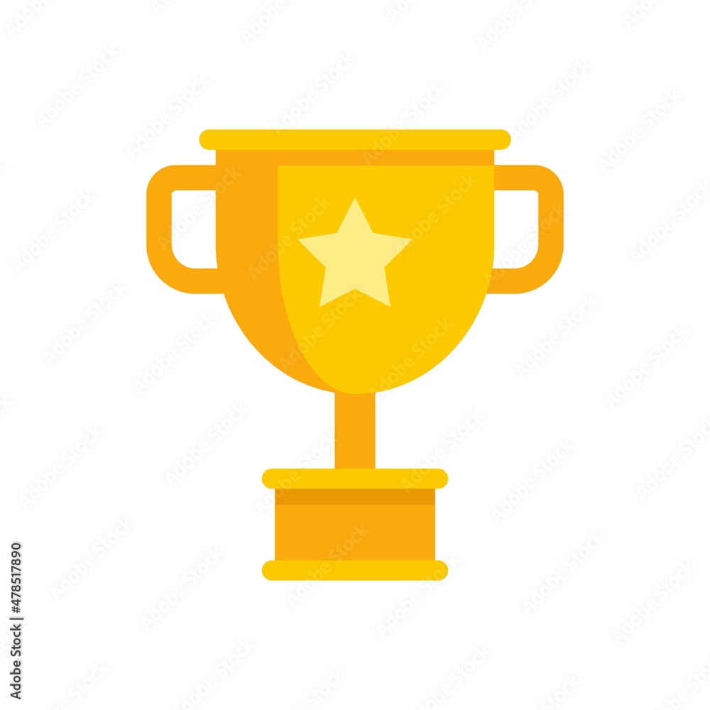 Attestation cup icon flat isolated vector Attestation cup icon flat isolated vector