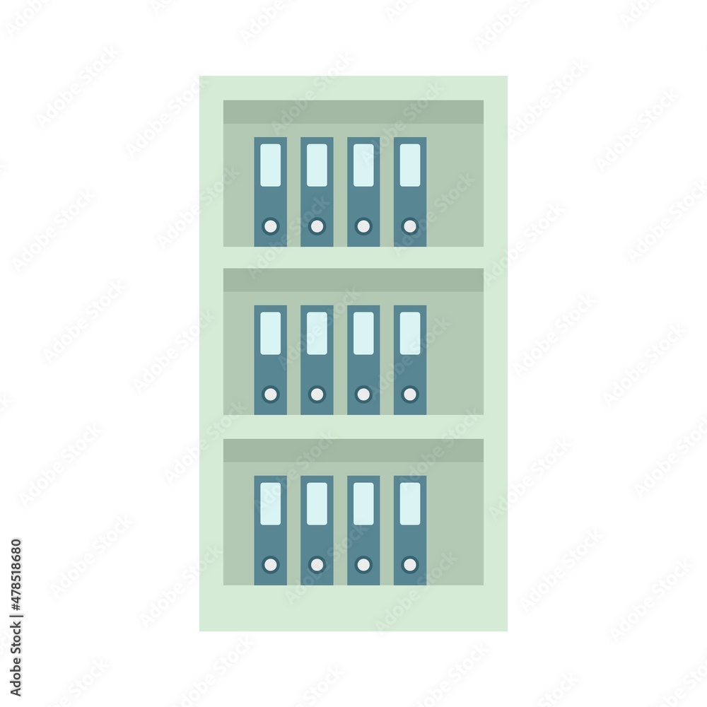 Folder office furniture icon flat isolated vector Folder office furniture icon flat isolated vector