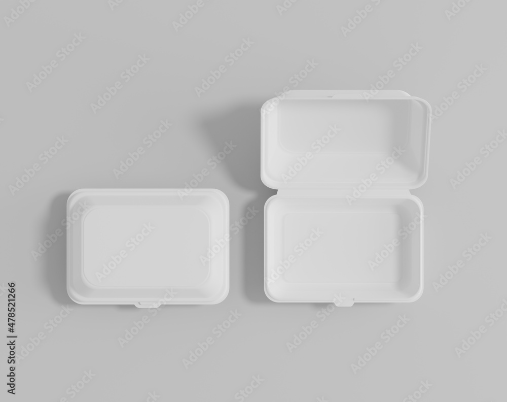 Eco-friendly square food package Eco-friendly square food package