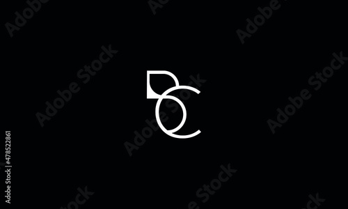 BC, CB, Abstract Letters Logo Monogram