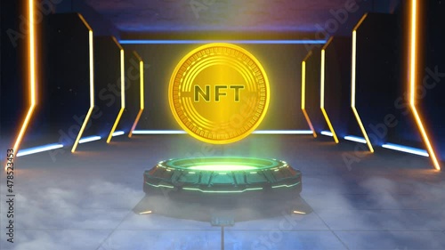 NFT Coin Animation 4K