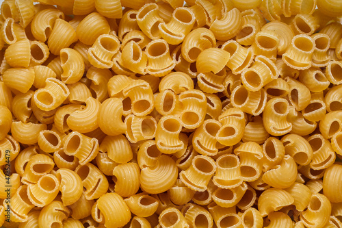 texture background dry pasta yellow