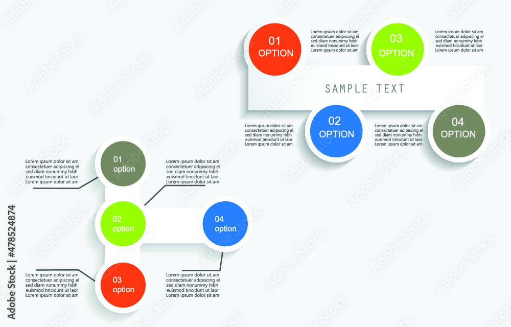 Naklejka premium Infographic elements for annual reports