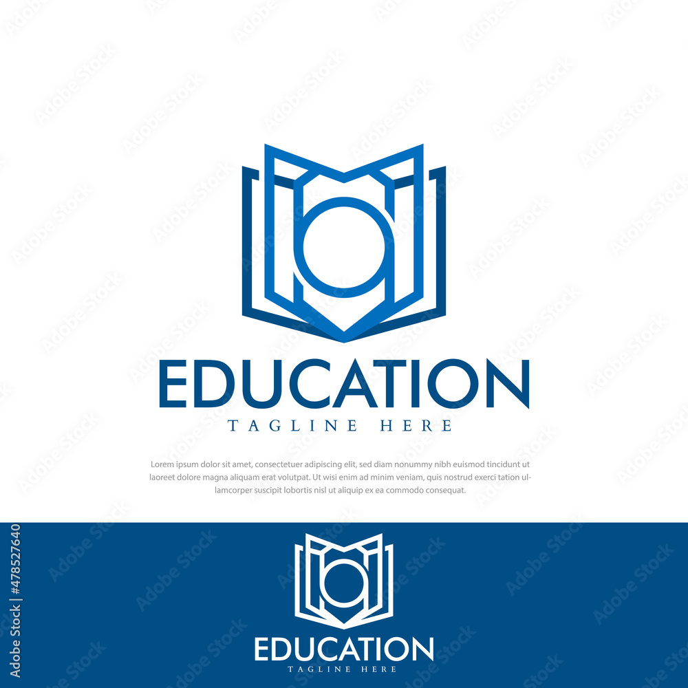 Simple line style Education People Logo Template.symbol,educational design icon Simple line style Education People Logo Template.symbol,educational design icon