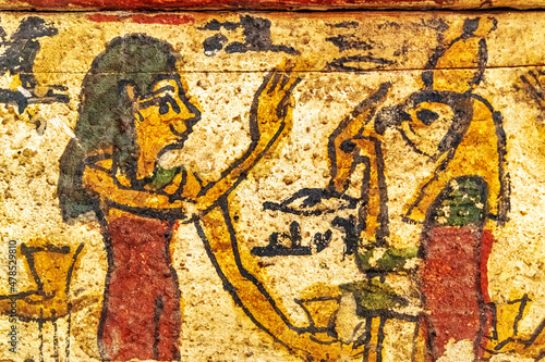 Egyptian Antique: Mummy-case of Djedmaatesankh