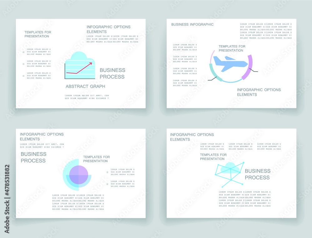 Cards for business data visualization Cards for business data visualization