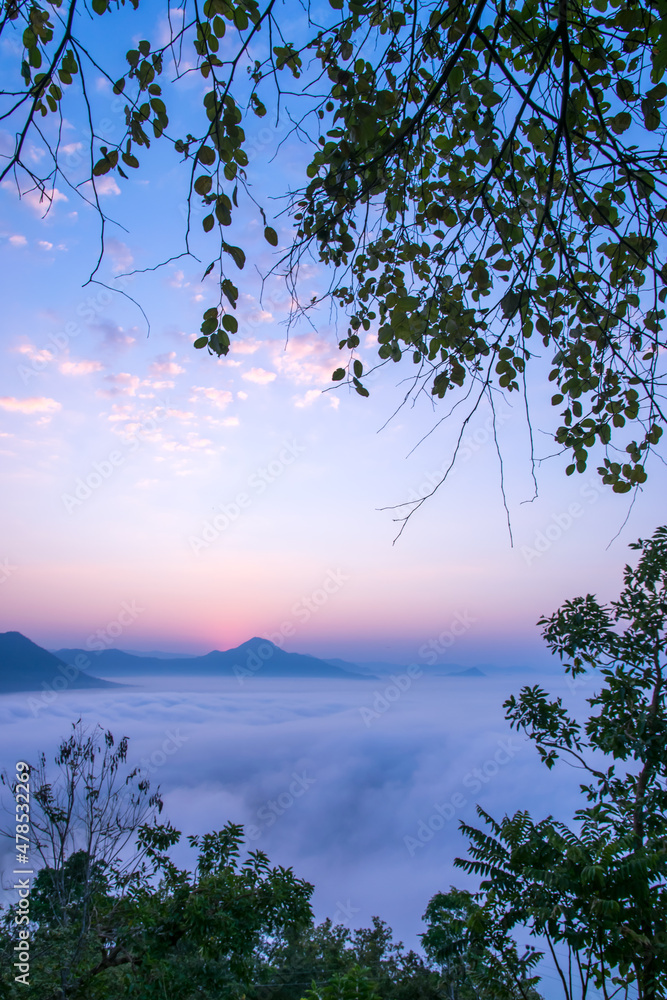 Sea of mist viewpoint at Phu Thok, Chaing Kan, Loei, Thailand Sea of mist viewpoint at Phu Thok, Chaing Kan, Loei, Thailand