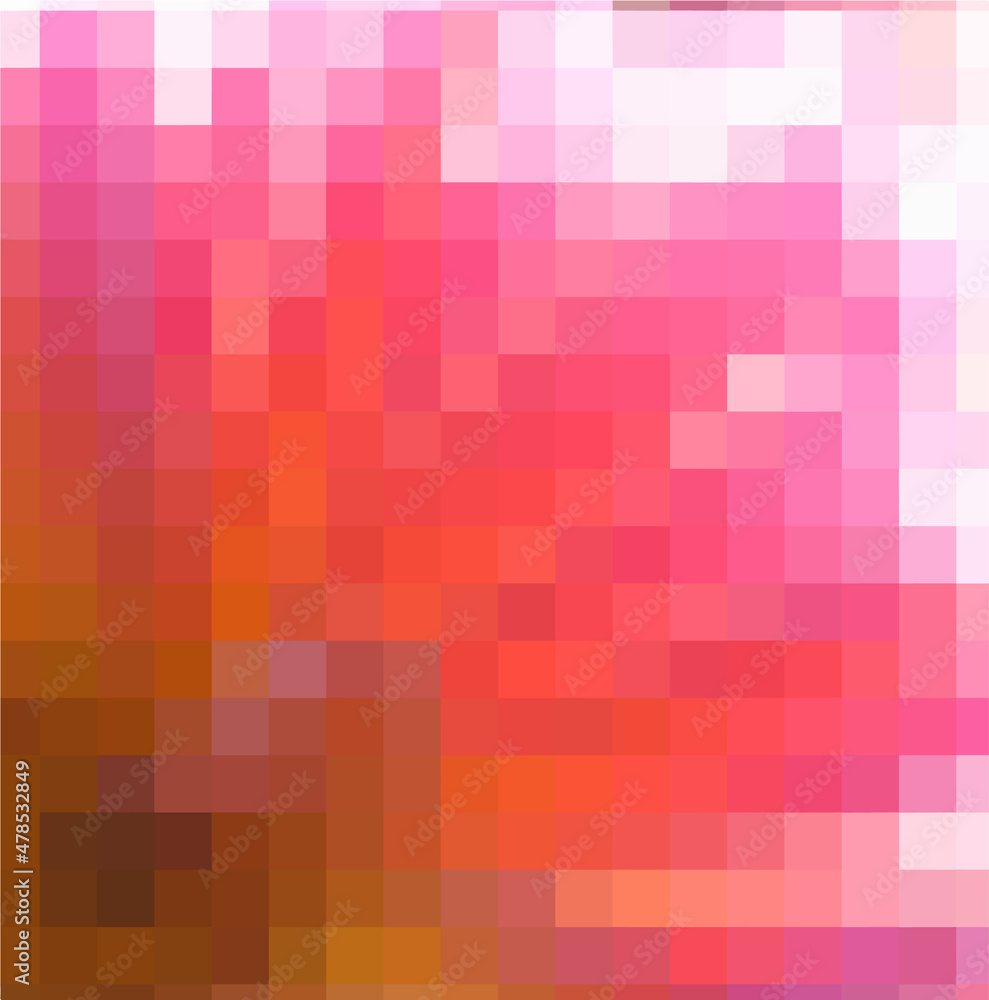The background is a mosaic of pink flowers. Vector illustration The background is a mosaic of pink flowers. Vector illustration