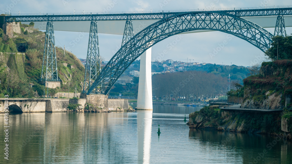Fototapeta premium ponte - rio - porto - portugal