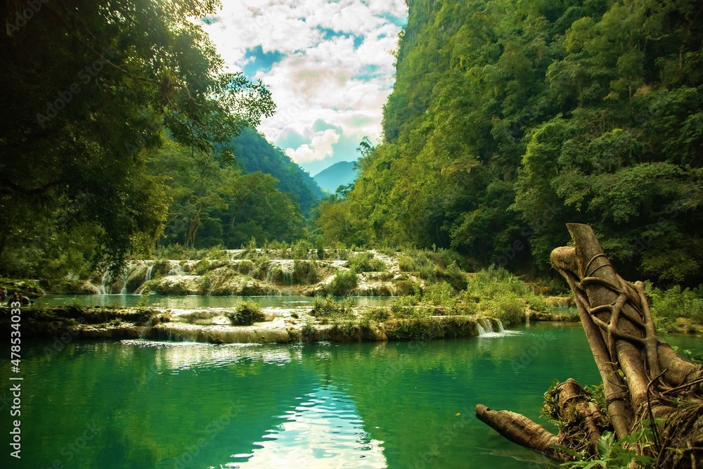 Cascades National Park in Guatemala Semuc Champey Cascades National Park in Guatemala Semuc Champey