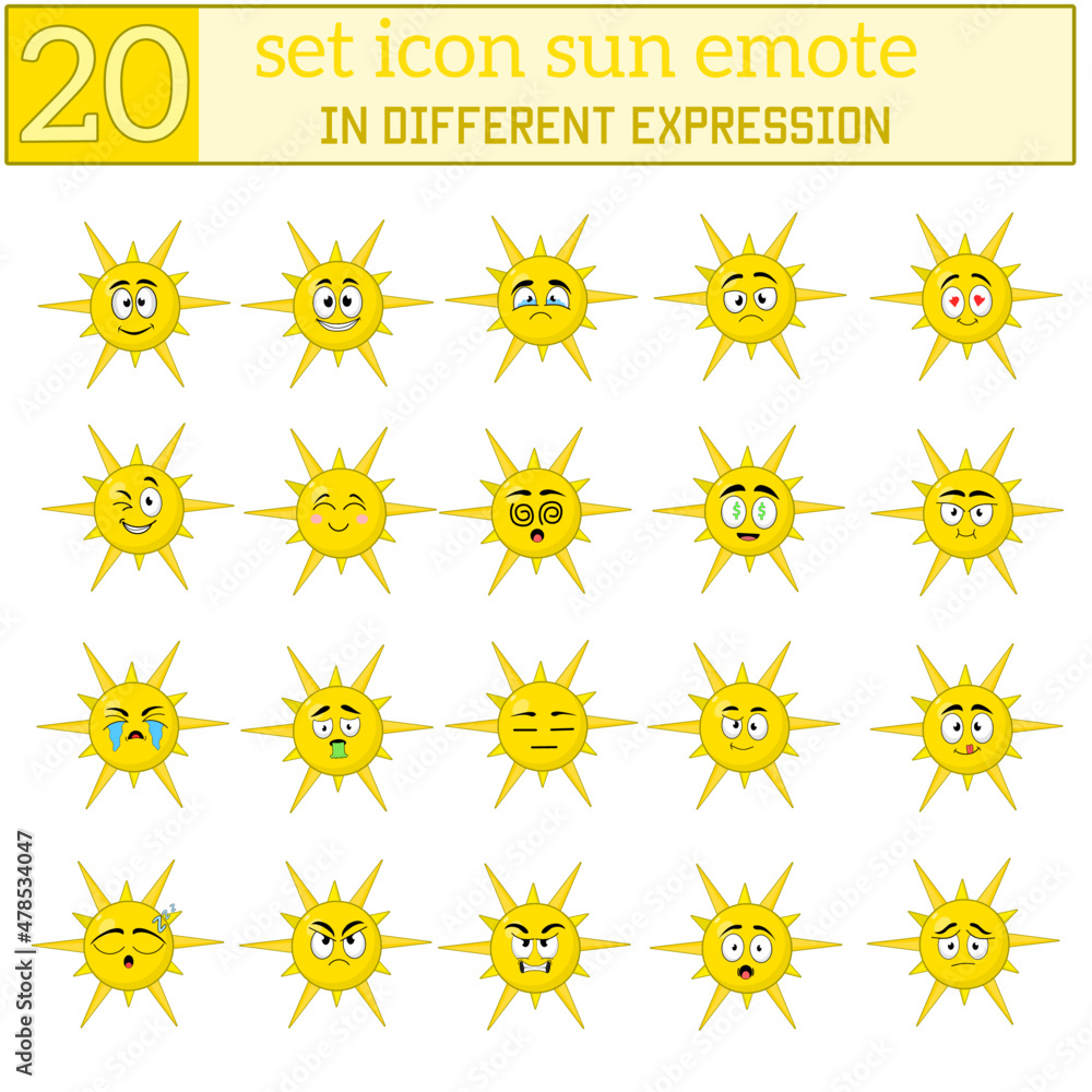20 set emote character sun 20 set emote character sun