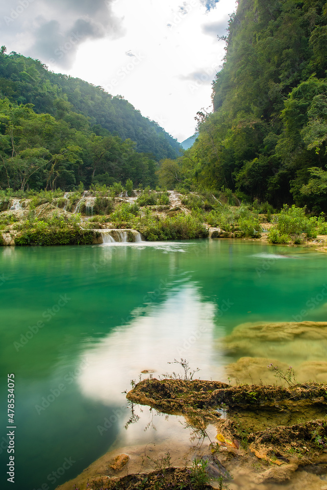 Cascades National Park in Guatemala Semuc Champey