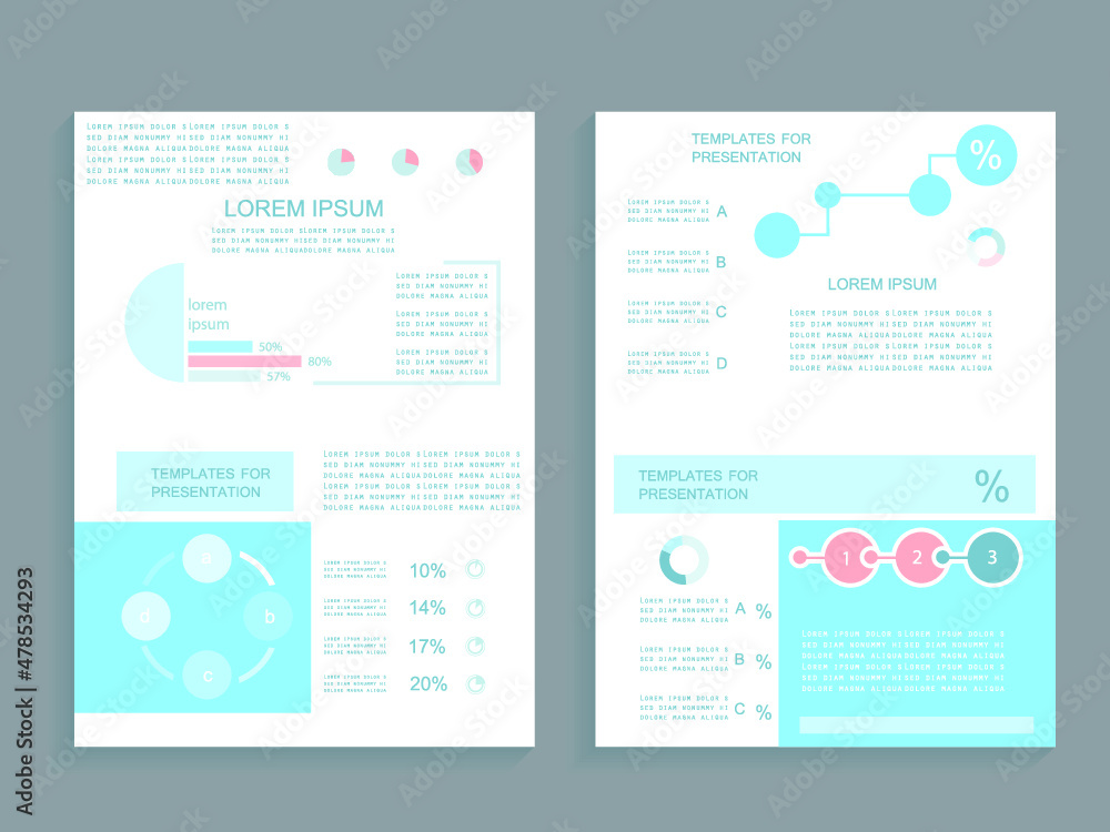 Cards for business data visualization Cards for business data visualization