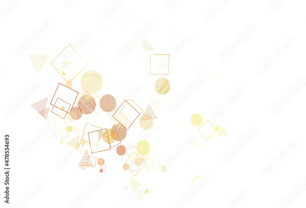 Light Green, Red vector texture with poly style with circles, cubes. Light Green, Red vector texture with poly style with circles, cubes.