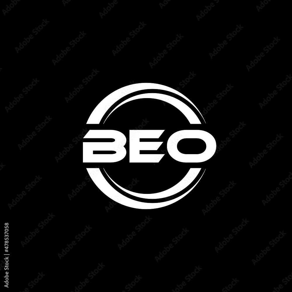 BEO letter logo design with black background in illustrator, vector logo modern alphabet font overlap style. calligraphy designs for logo, Poster, Invitation, etc. BEO letter logo design with black background in illustrator, vector logo modern alphabet font overlap style. calligraphy designs for logo, Poster, Invitation, etc.
