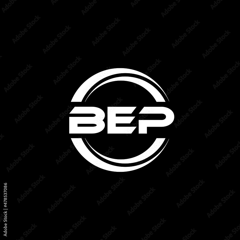 BEP letter logo design with black background in illustrator, vector logo modern alphabet font overlap style. calligraphy designs for logo, Poster, Invitation, etc. BEP letter logo design with black background in illustrator, vector logo modern alphabet font overlap style. calligraphy designs for logo, Poster, Invitation, etc.