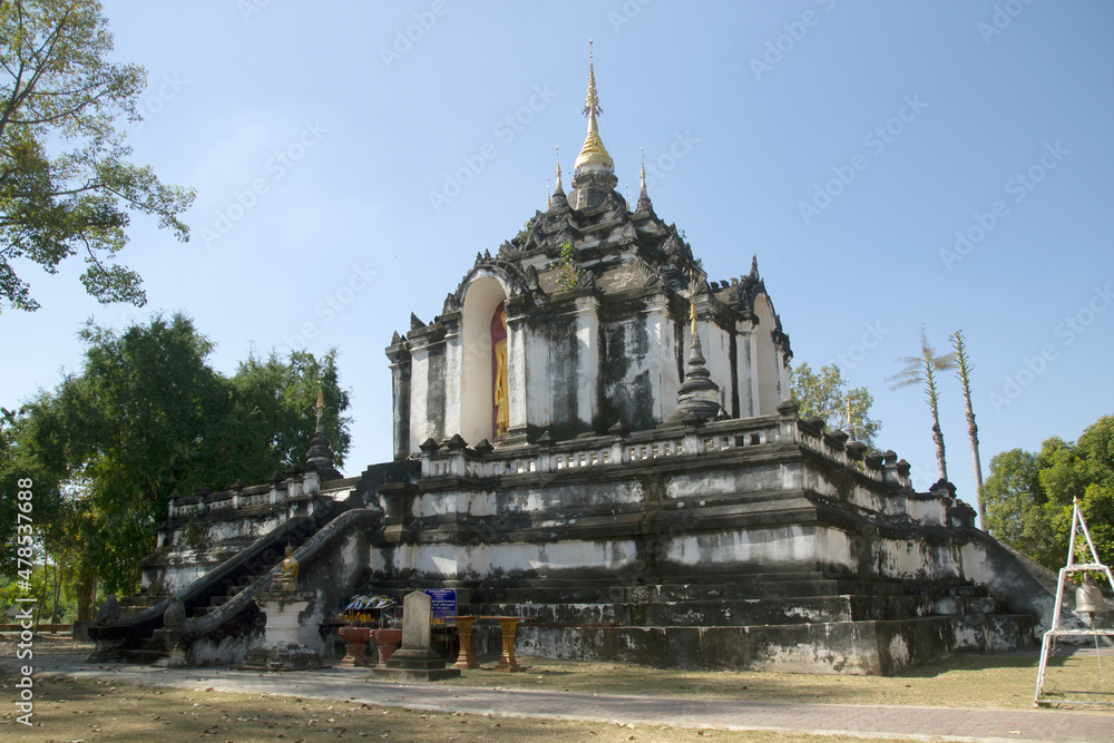 The Wat Phra Yuen Temple in the city of Lamphun in the province Lamphun in north Thailand. January, 2022