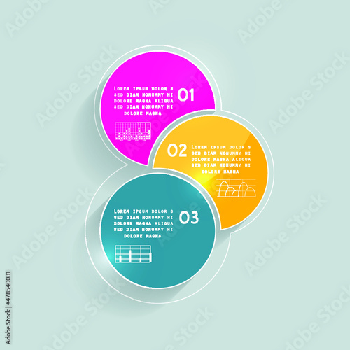 Infographic elements for annual business reports