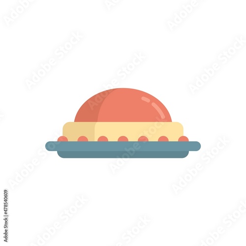 Molecular cuisine candy icon flat isolated vector