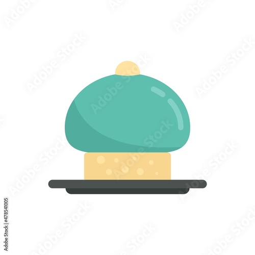 Molecular cuisine haute icon flat isolated vector