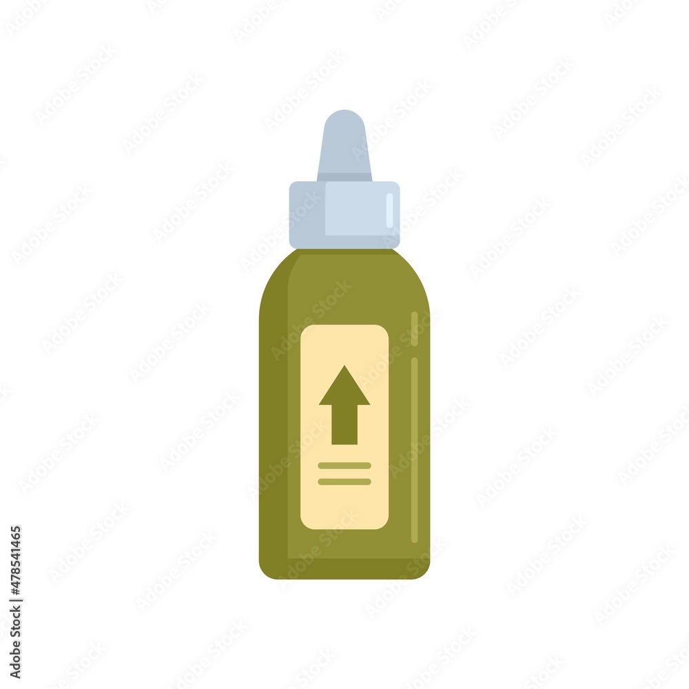 Fertilizer dropper icon flat isolated vector Fertilizer dropper icon flat isolated vector