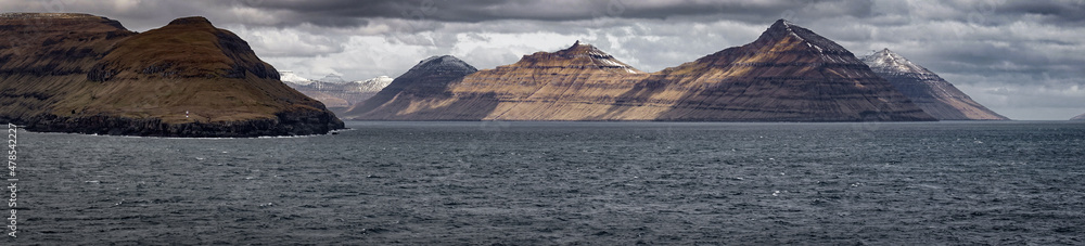 Küstenlinie Färöer Inseln