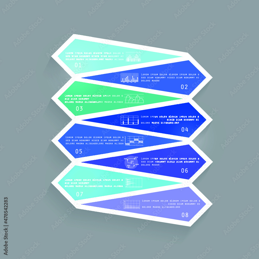 Infographic elements for annual business reports Infographic elements for annual business reports