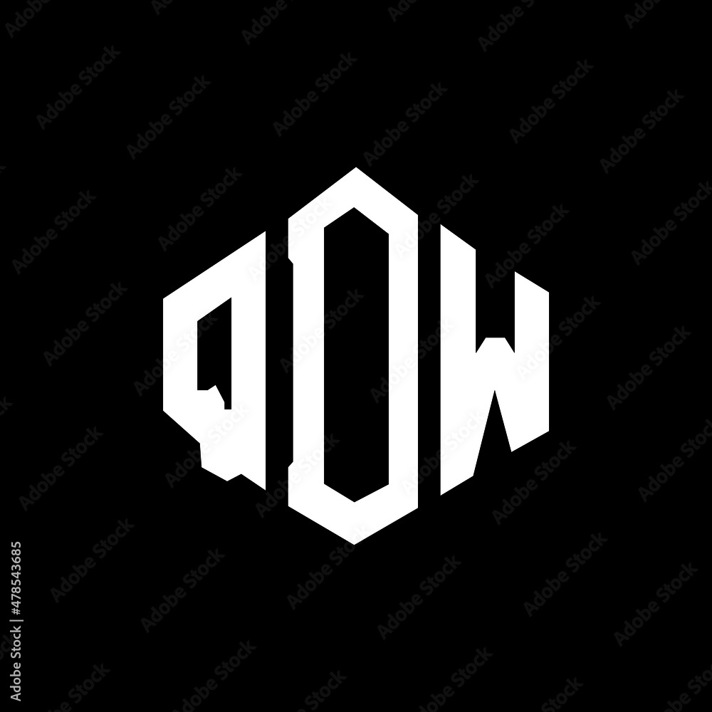 QDW letter logo design with polygon shape. QDW polygon and cube shape logo design. QDW hexagon vector logo template white and black colors. QDW monogram, business and real estate logo. QDW letter logo design with polygon shape. QDW polygon and cube shape logo design. QDW hexagon vector logo template white and black colors. QDW monogram, business and real estate logo.