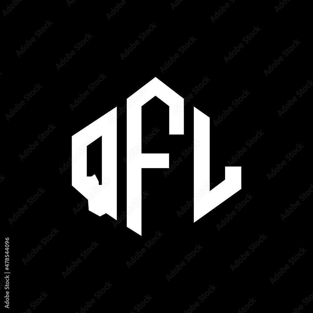 QFL letter logo design with polygon shape. QFL polygon and cube shape logo design. QFL hexagon vector logo template white and black colors. QFL monogram, business and real estate logo. QFL letter logo design with polygon shape. QFL polygon and cube shape logo design. QFL hexagon vector logo template white and black colors. QFL monogram, business and real estate logo.
