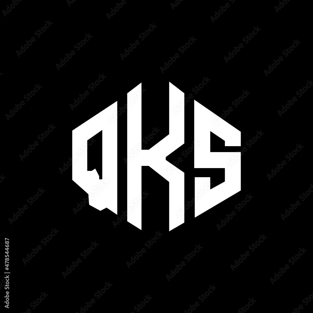 QKS letter logo design with polygon shape. QKS polygon and cube shape logo design. QKS hexagon vector logo template white and black colors. QKS monogram, business and real estate logo. QKS letter logo design with polygon shape. QKS polygon and cube shape logo design. QKS hexagon vector logo template white and black colors. QKS monogram, business and real estate logo.